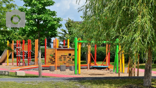 Spielplatz im Biergarten des Werrapark Hotel