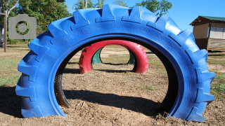 Spielplatz im Vogelpark